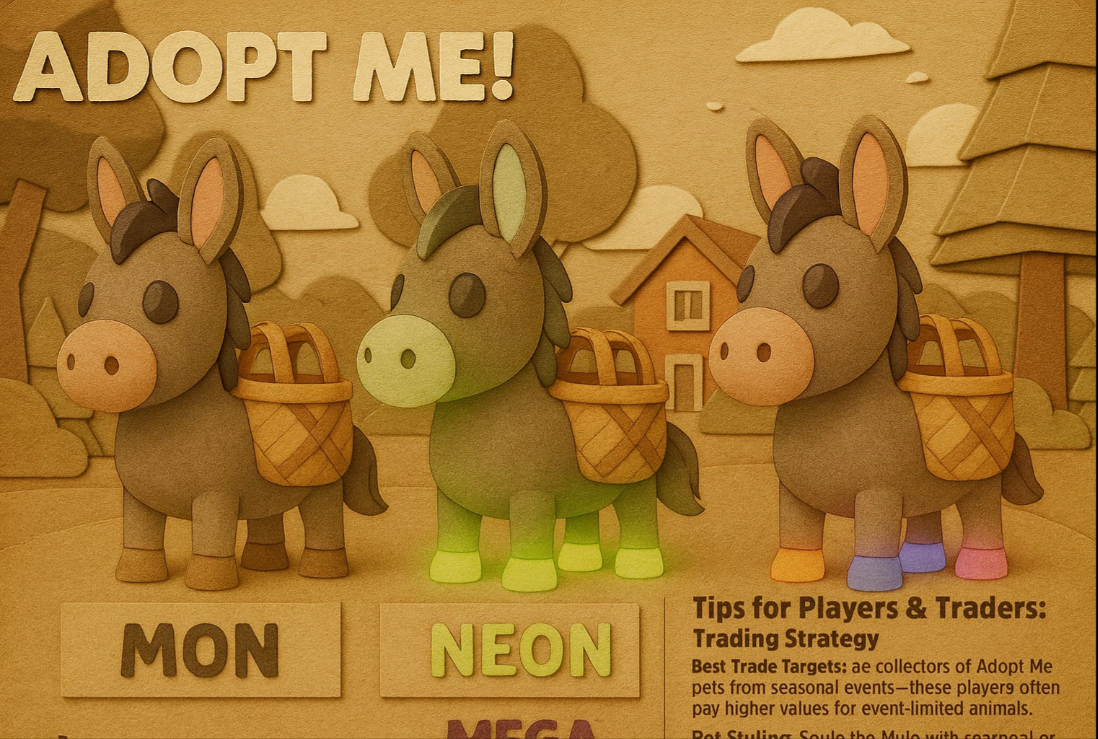 Adopt Me! Mule Guide – How to Get, Value, and Fun Facts About This Rare Pet