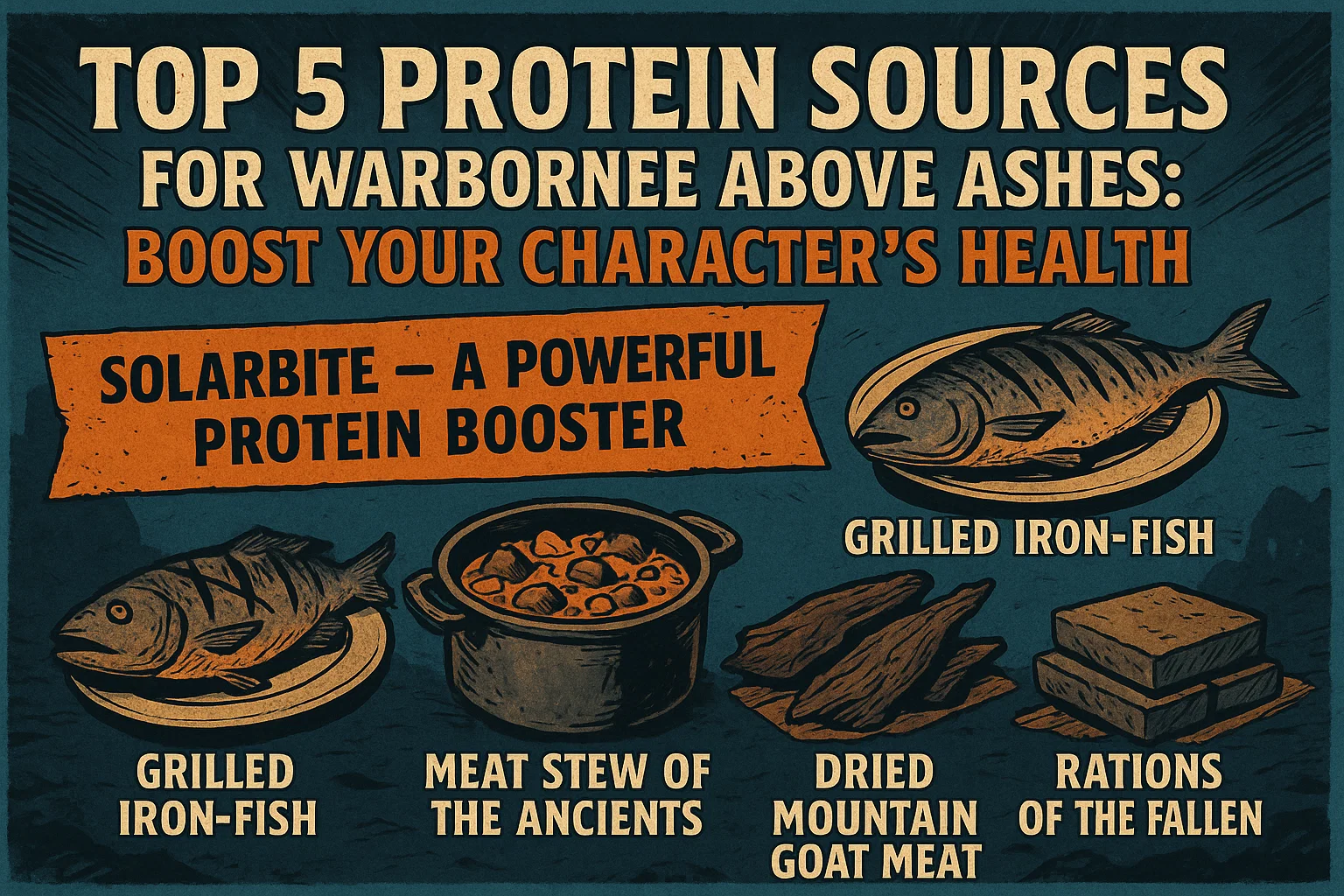 Top 5 Protein Sources for Warborne Above Ashes: Boost Your Character’s Health