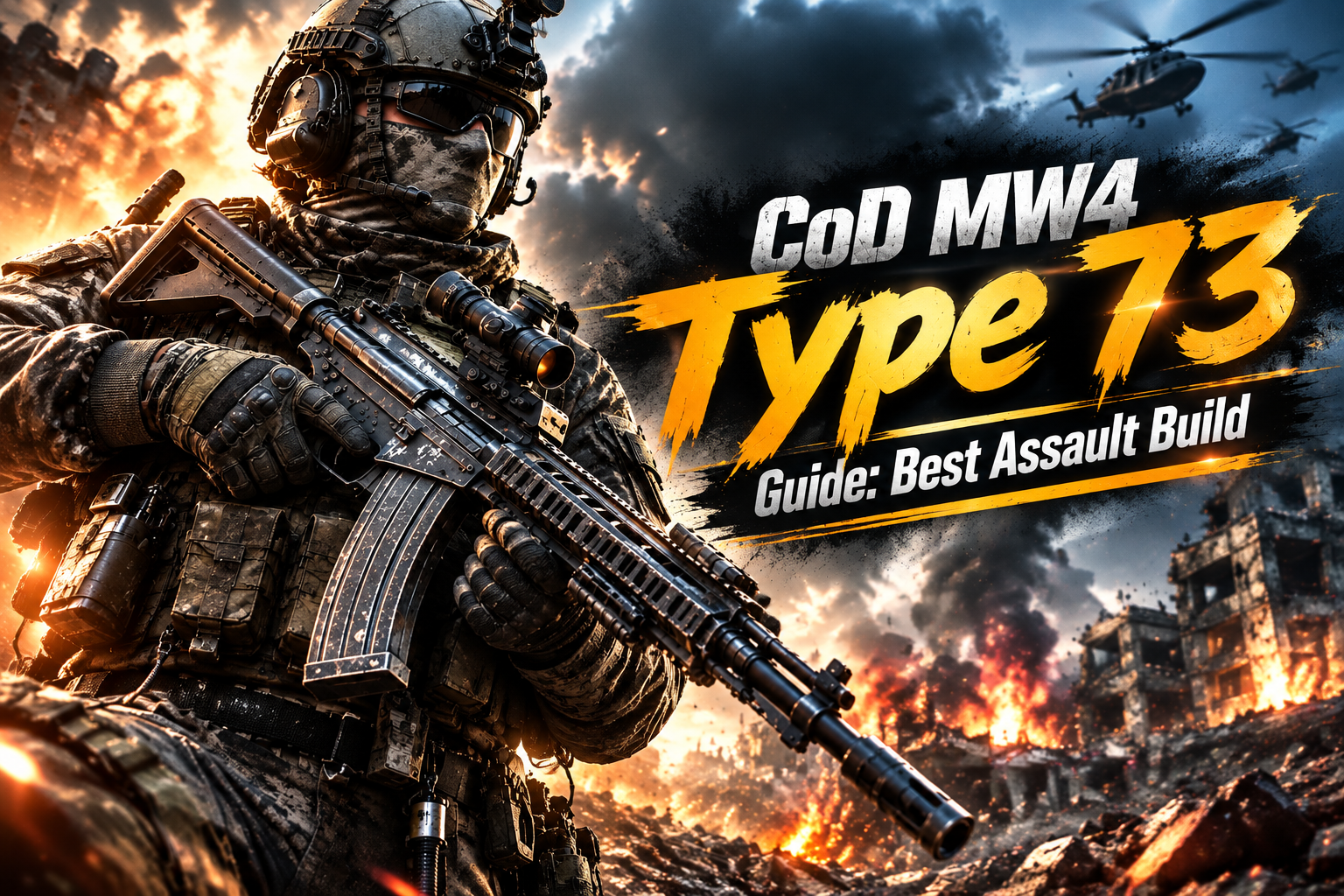 CoD MW4 Type 73 Guide: Best Assault Build